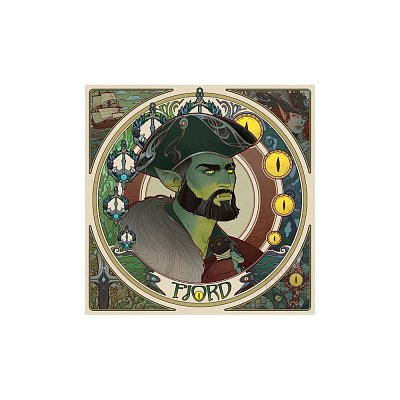 Critical Role Art Print Mighty Nein Portrait Series: Fjord 35 x 35 cm – bez rámu
